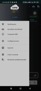 XtraVPN Settings Menu - VPN с Kill Switch и политикой без логов (No-Log)